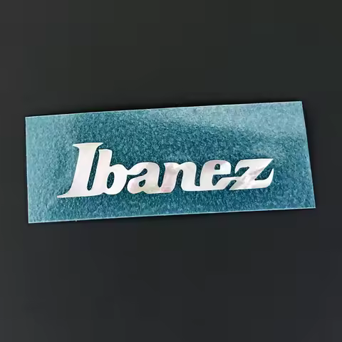 0.1 mm thick Ibanez Acoustic Guitar Self adhesive Headstock Decal Sticker White Mother of Pearl Guit
