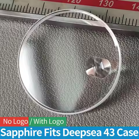Sapphire For Deepsea Sea-Dweller 43 Case 126600 126603 31.5mm Flat with Cyclops Watch Crystal Parts 