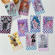 Korean Character Comic Style Photocard Sweet Cool Girl Heart Dress Up Decoration Photocard Goo Card 