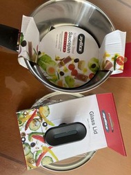 全新Zyliss 16.5cm stainless steel saucepan 不銹鋼單柄鍋連蓋
