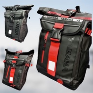 Yamaha (Ready Stock) YAMAHA LED Light Waterproof Backpack Men’s Backpack Motorcycle Riding Bike Kali