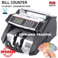 Money Counter Bank Notes Cash Worldwide Currency Bill Counting Machine Fake Ringgit Detector UV Sensor Mesin Kira Wang