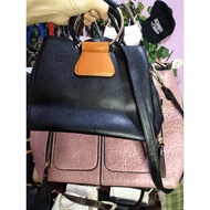 DUSTO sling bag and Two way hand bag leather material