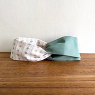 日本先染布 / 米米雪花 - 湖水綠