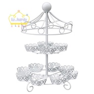 2 Layer-12 Count Carousel Cupcake Stand Holder Display Wedding Cake Cup Display Stand