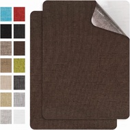 2-Pack 8.1 x 11 in Linen Sofa Patches, Heavy-Duty Self-Adhesive Couch Repair Patches for Sofa, Handb