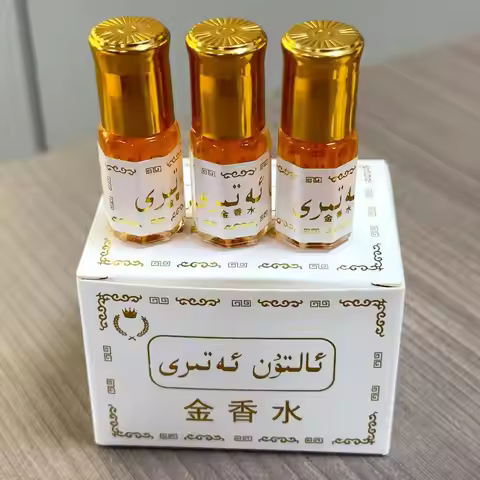 3ml Alcohol Free Pakistani Gold Perfume Saudi Arabian Floral Fruity Small Perfume Rollerball Arabic 