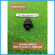 ◪ ✳ ❖ Hazard switch Honda Beat Fi, Click V1, Honda Airblade PLUG AND PLAY