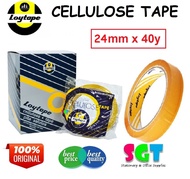 Loytape Cellulose Tape 24mm x 40m (6R/box)