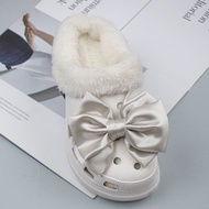 หัวเข็มขัดดอกไม้ประดับตกแต่งสำหรับ Crocs Crocs Jibbitz สำหรับผู้หญิง (ซื้อ10ชิ้นลด50%) โบว์รองเท้าที
