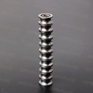 Nevʚ 10Pcs Set U624ZZ 4x13x7mm U Groove  Bearing Guide Pulley For Rail Track