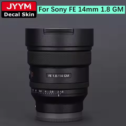 For Sony FE 14 1.8 GM Decal Skin Vinyl Wrap Film Camera Lens Body Protective Sticker Protector Coat 
