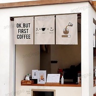 Coffee Shop Decoration Essential Door Curtain Curtain Short Curtain Partition Curtain Stall Decorati