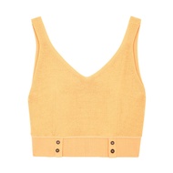 Dopamine-Design เสื้อกล้ามคอวีแบบครอป