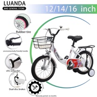 LUANDA Bike For Kids Kids Bike 12/14/16-inch Colorful Auxiliary Wheels 2-10 years old Kids Bicycle K