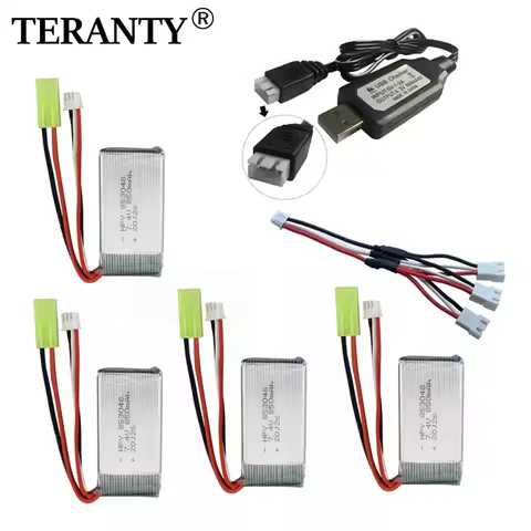 7.4V 850mah lipo battery charger set for 9300 9301E 9302E 9303E 9034E 9305E Remote Control 4WD High-