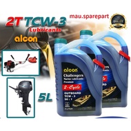 Alcon Outboard Marine Lubricants 2T TCW-3 Engine Oil 5 Liter