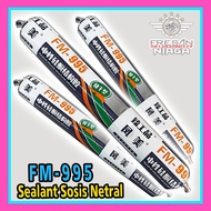 Lem Silikon Sosis Lontong Tipe Netral Serbaguna Silicone Weatherproof Sealant Neutral Sausage