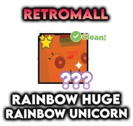 RAINBOW Huge Rainbow Unicorn (Pet Simulator X)