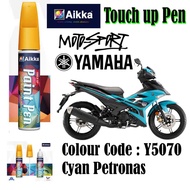 [AIKKA] YAMAHA MOTORCYCLE Y5070 CYAN PETRONAS Paint Pen YAMAHA Original Stock Color - Pen & Brush Re