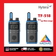 [ Local Ready Stocks + SIRIM APPROVED] Hytera Push 2 Talk Walkie Talkie Up to 8KM TF-518