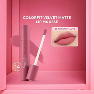 Wardah Colorfit Velvet Matte Lip Mousse - Long Lasting Lip Cream - Waterproof - Matte and Non-sticky