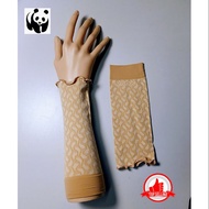 Handsock Muslimah Pendek Bunga vsox Handsock Tebal Pendek Muslimah