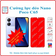 Toughened flexible phone screen protector for Xiaomi Poco C65