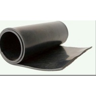 Rubber skirt blackshore 60 6mm x qm x 1.5m