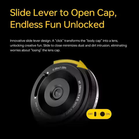 VILTROX AF 28mm F4.5 Autofocus Full Frame Lens Retro Ultra-thin For Sony E Mount A7C A6400 A6700 ZV-