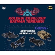 Caltex Batman Exclusive New Collection Year 2021/ Caltex DC Batman Batwing 1989 Batmobile 1995 1997 2012 Exclusive (1pc)
