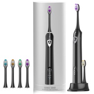 Sonic Electric Toothbrush, Rechargeable Toothbrush w/ 3 brushing modes, 2min. auto-timer, 30sec. qua