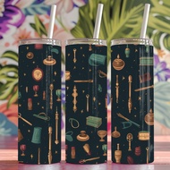 Harry Potter Tools Stainless Steel Tumbler Design Water Bottle 20z