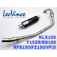 LeoVince Exhaust Tabung Muffler Carbon Ekzos Motor RSX150 RS150 RFS150 KLX150 Accessories RSX Y16ZR 