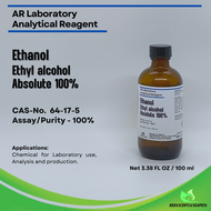 Ethanol/Ethyl Alcohol ABSOLUTE 100% AR Laboratory Analytical Reagent