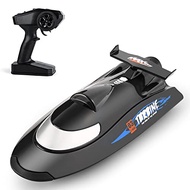 HUIOP High Speed Boat, V009 Boats 2.4G 30km/h Drive RC Boat 3 Speeds Adjustable Over Distance Warnin