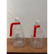 Transparent Source Plastic Bottle with handle / Oil Bottle / Drinking Bottle / Juice Bottle (1.0 Lit