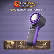 DealPadu Mini Turbo Fan 199 Speed 6000mAh Rechargeable Portable Kipas Mudah Alih Kuat