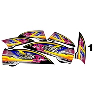 SCOOPY I THAILOOK BABYLOOKS MOTOR STRIPING STICKER VARIATIONS