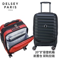 France DELSEY DELSEY Ambassador Trolley Suitcase Luggage 20inch External Warehouse Boarding Case Expandable Expandable Men Women 2878