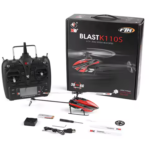 Original XK K110 Updated WLtoys XK K110S 2.4G 6CH 3D 6G System Brushless Motor RC Quadcopter Remote 