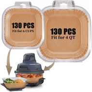 260pcs Air Fryer Liners disposable for Ninja Crispi, Parchment Paper Sheets Air Fryer Accessories fo