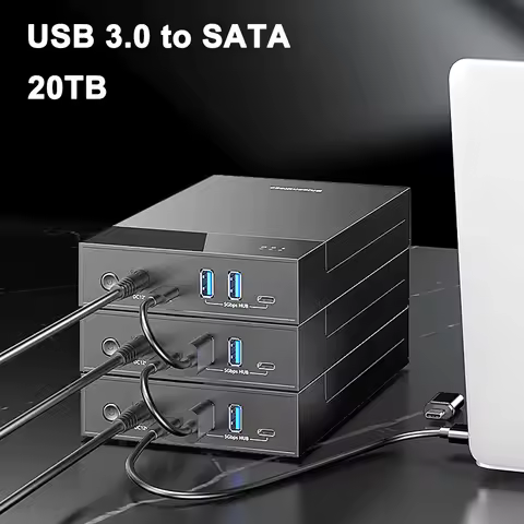 USB 3.0 to 3.5inch SATA Hard Drive Docking Station External Hard Disk Enclosure for 3.5 2.5 Inch SAT