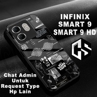 HP Glossy glitter Softcase for type INFINIX SMART 9/INFINIX SMART 9 HD Men's Motif/case infinix smar
