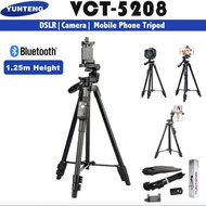 ส่งจากไทย งานดี ขาตั้งกล้องมือถือ Yunteng VCT-5208 TRIPOD มีรีโมทบลูทูธ ขาตั้งมือถือYUNTENG พกพาได้ 