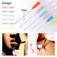 50pcs/Box 14G16G18G20G22G24G Piercing Needle Disposable Piercing Tool Catheter Needle Handmade Pierc