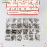 MOLIHA 300PCS/box Small Springs, 304 Stainless Steel DIY Tools Compression Spring Assortment Kit, wi