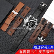 ▲Alternative diesel leather strap male DZ7257 4476 22 and 24, 4323, 4318, 1657 cattle belt 26 mm