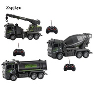[Zxpjkyu] 1:32 RC Engineering Car Toy, RC Engineering Vehicle Toy, 6WD, with Lights Electric RC Truc