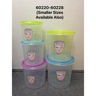 NCI 60220 60222 60224 60226 60228 BPA-Free Plastic Round Fresh Airtight Multipurpose Container Bekas